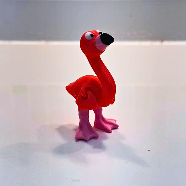 Articulated 3D Printed Flamingo – Flaunt Those Feathers! 🦩